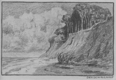 Walter Baasch Heimatskizzen 1920 "Rund um Eckernf�rde" - D�nisch Nienhof